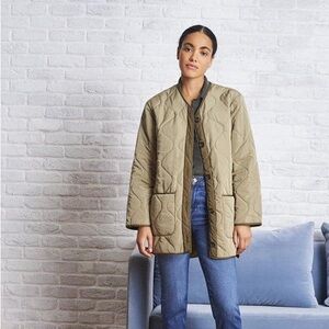 Rails Elin Jacket Quilted Light Jacket Sage Light Olive Green Women XL